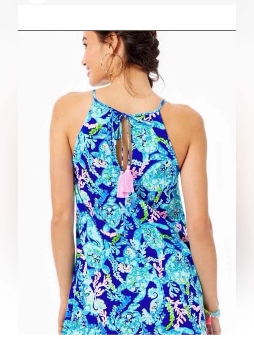 Lilly Pulitzer Margot swing dress size M Turtle Villa - Picture 11 of 11